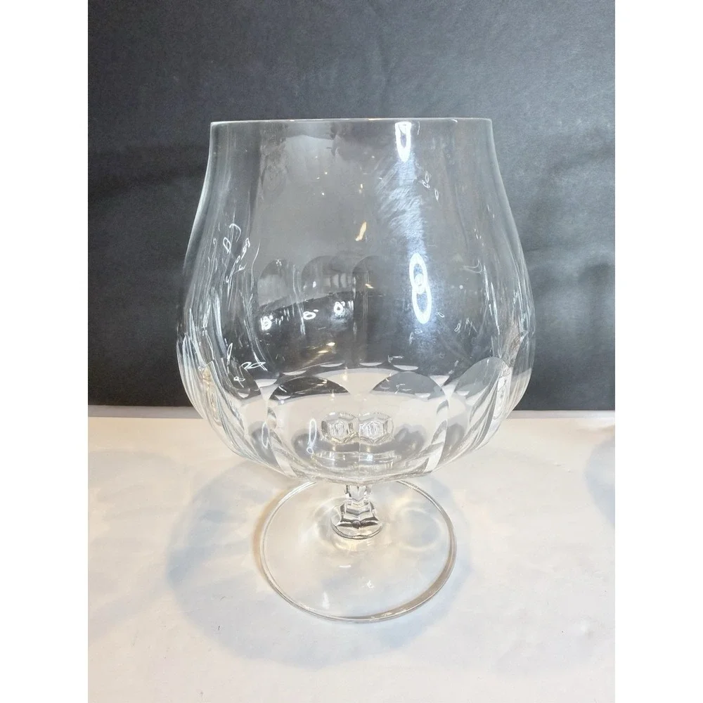 3 Mikasa ASHLEY Lead Crystal  TS107 Brandy Glass Goblets, excellent condition